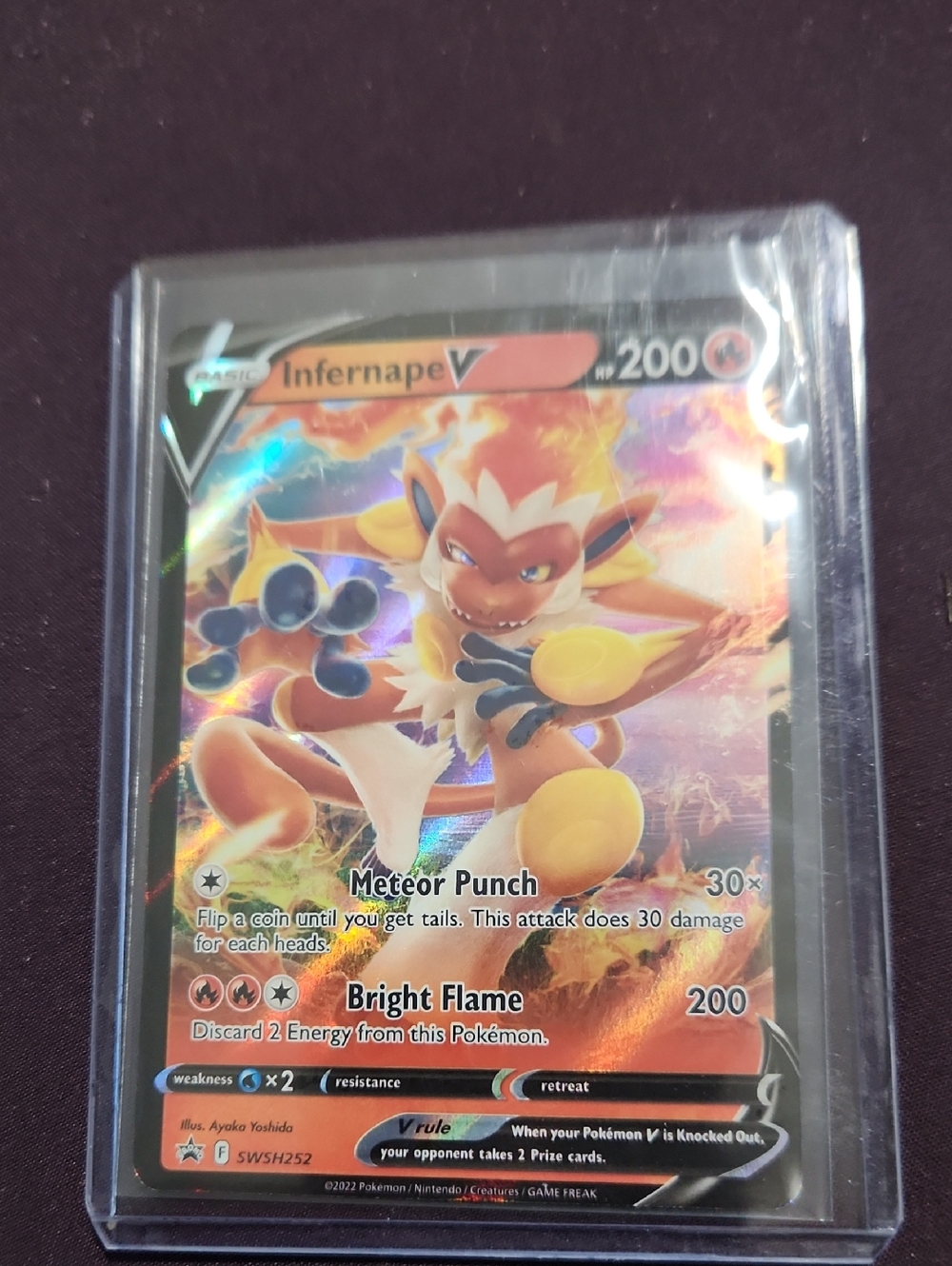 Infernape V SWSH252 Sword & Shield Promo